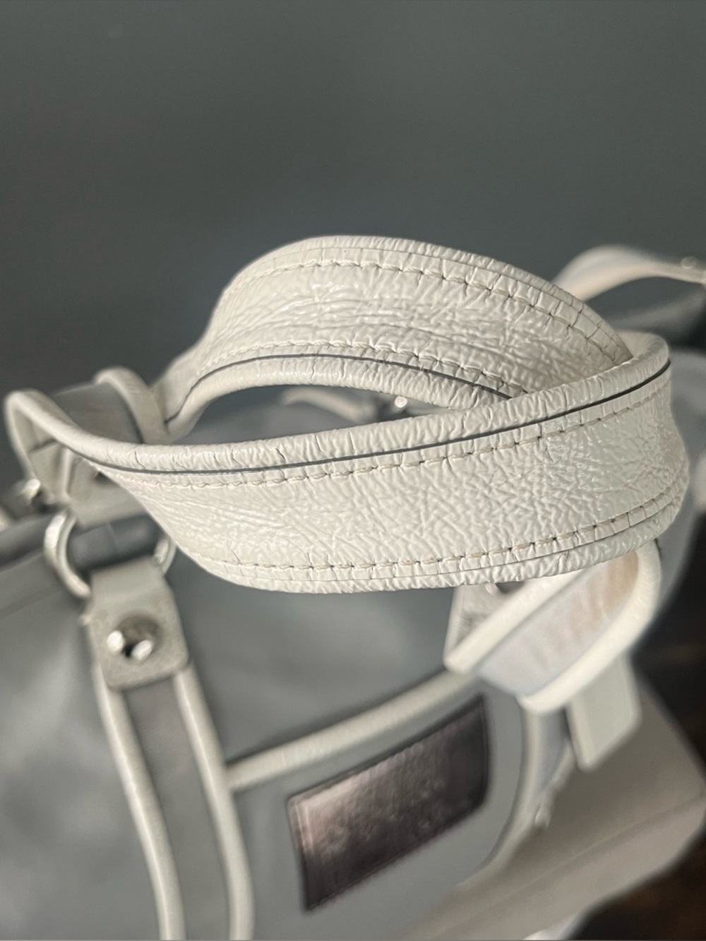 Coach Poppy with White Trim and Silver Hardware - Picture 6 of 15